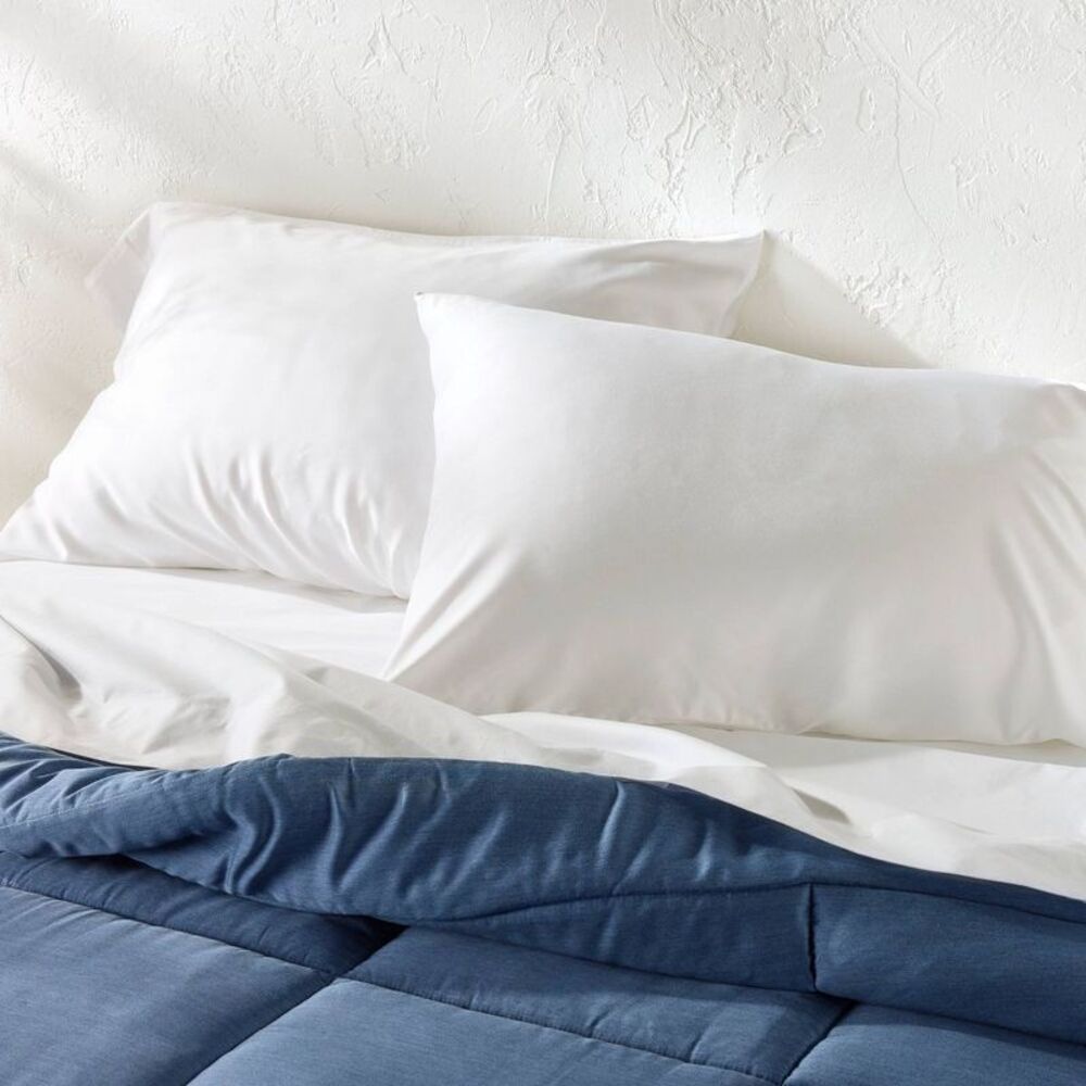 King 400 Thread Count Rayon from Bamboo Pillowcases White - Casaluna